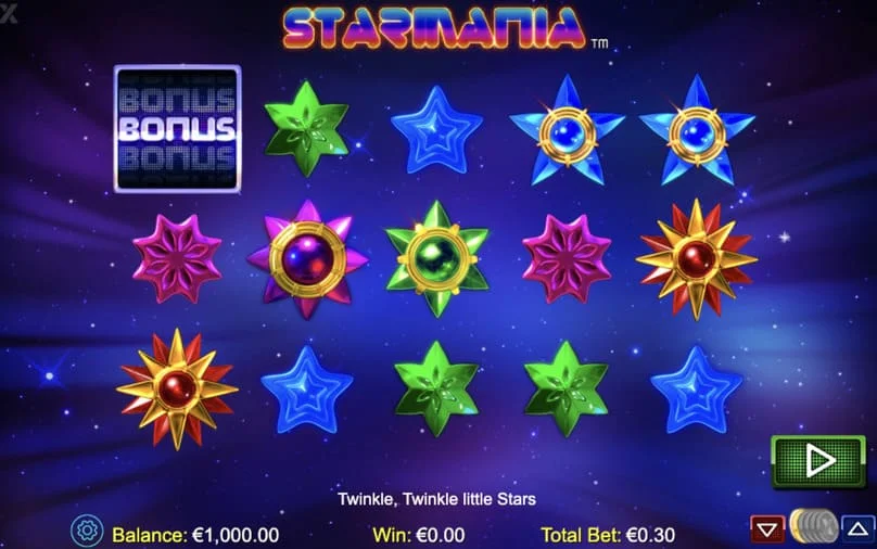 Tragamonedas Starmania en el casino Avabet — jugá por dinero real con símbolos cósmicos y bonos brillantes